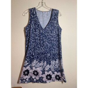 Exclusive Dress Floral Casual Summer Travel Vacation Black Women's Size Small